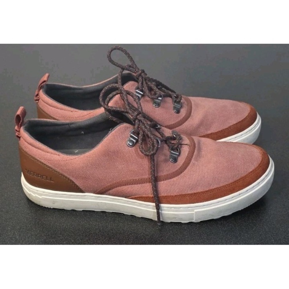 Merrell Sneaker Casual Lace Up Men 11 Arabian Spice Outdoor Shoes Canvas Leather